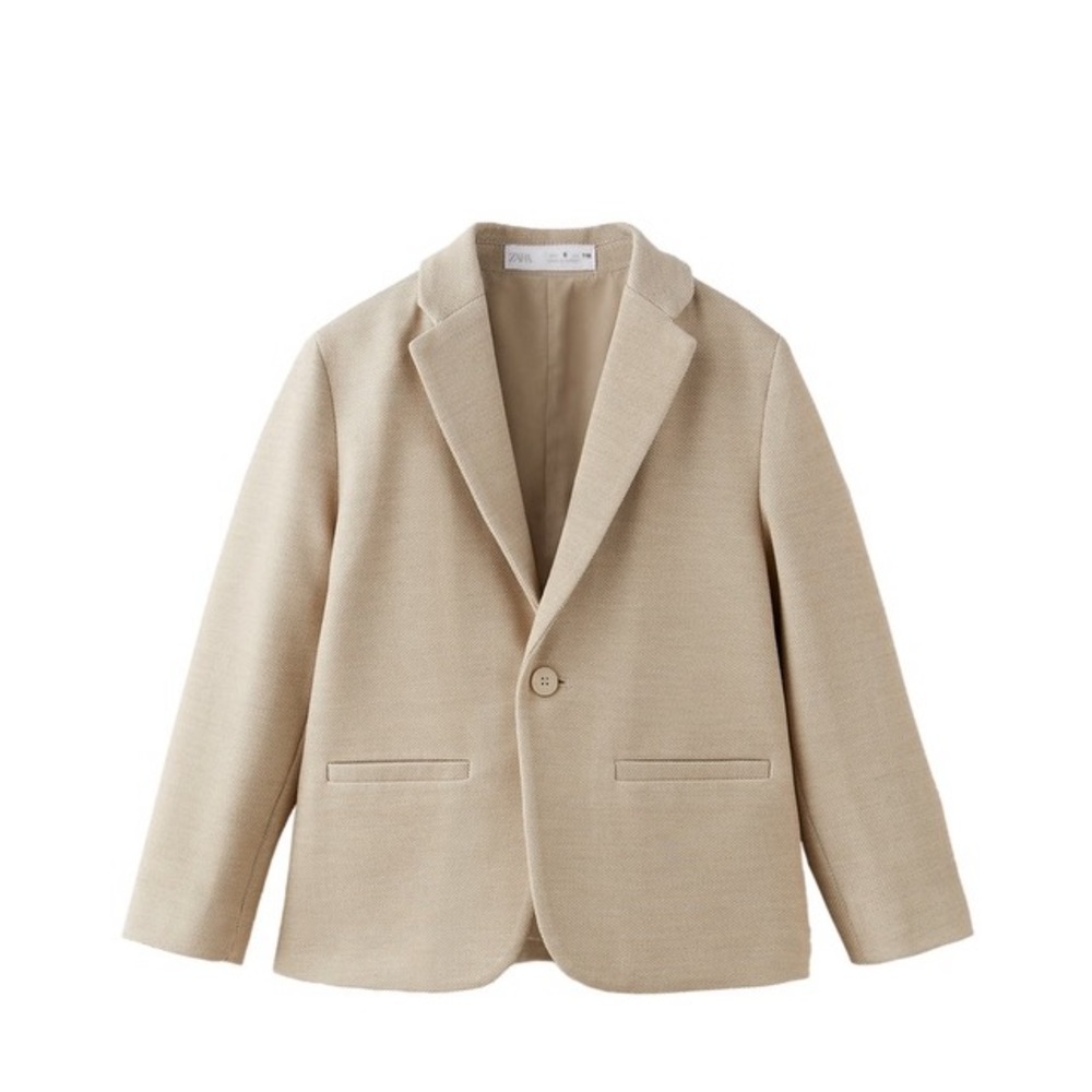 Zara boys Stretch Suit Blazer Jacket 9 Y